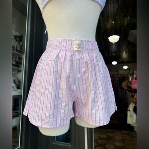 Pink lounge shorts